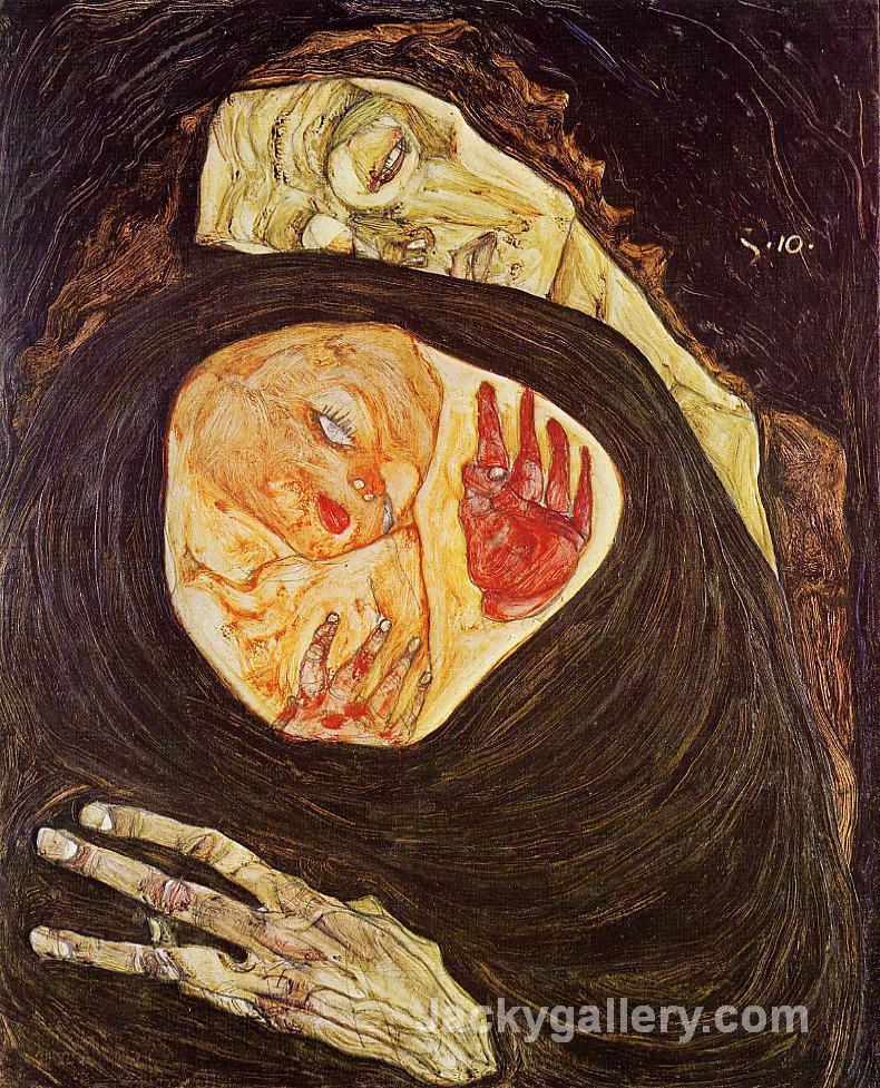 Dead Mother by Egon Schiele paintings reproduction